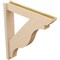 Ekena Millwork 6-in W x 34-in D x 38-in H Funston Slat Rough Cedar Woodgrain TimberThane Outlooker, Primed Tan OUTUR060X34X38FST24RCPR - alternate 3